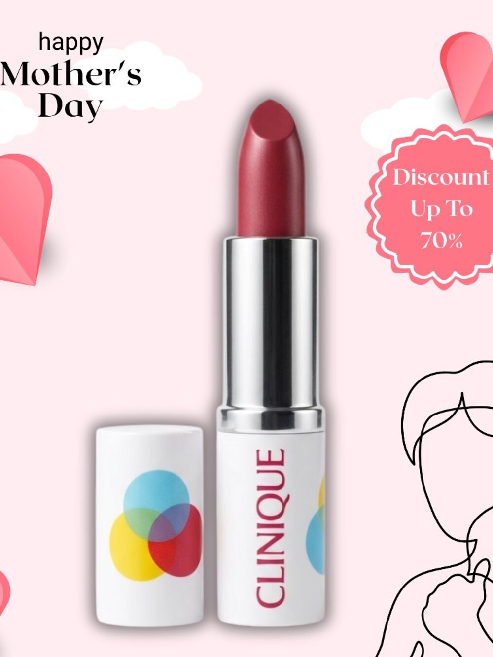 CLINIQUE Lip Colour + Primer in Love Pop